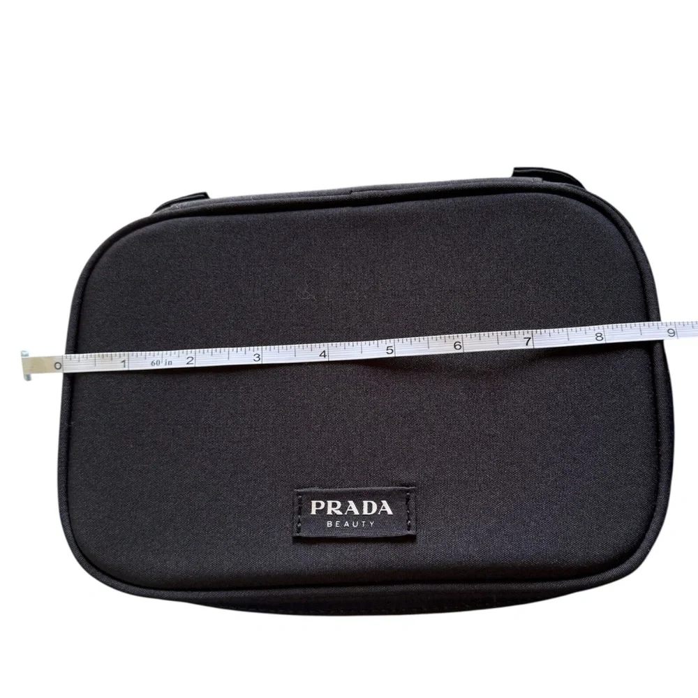 New in Dust Bag Prada Beauty GWP Handles Vanity w/ Mirror & 2 Pockets